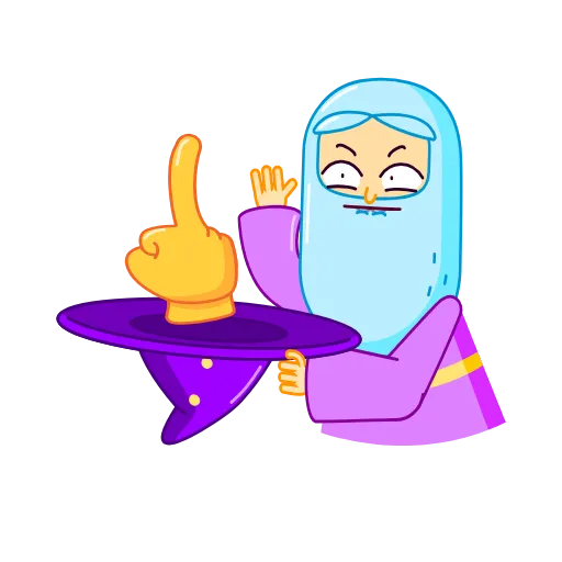 🖕 Эмодзи «Wizard» для Telegram
