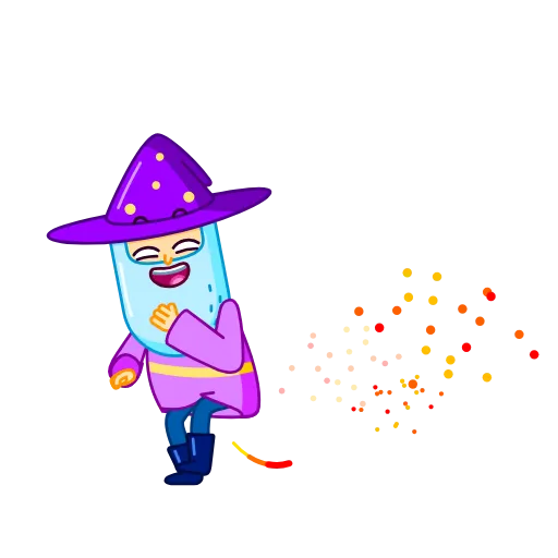 💨 Эмодзи «Wizard» для Telegram