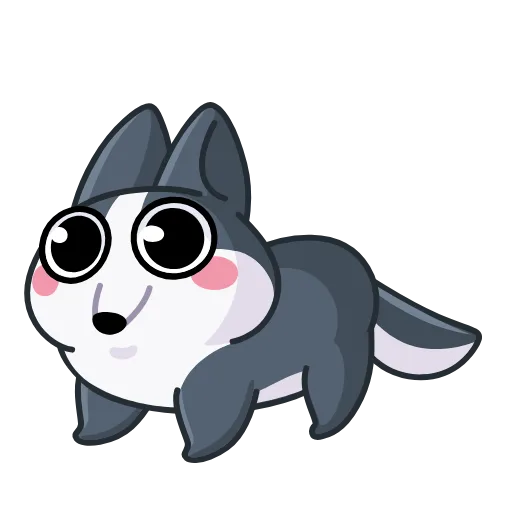 😐 Эмодзи «Вольф» для Telegram