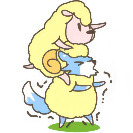 👉 Стикер «Волк и Овечки» для Telegram