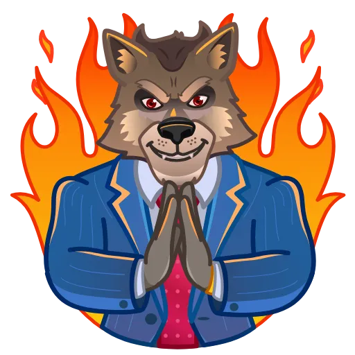 🔥 Стикер «Wolfs» для Telegram