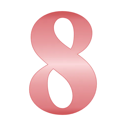 8️⃣ Эмодзи «8» для Telegram