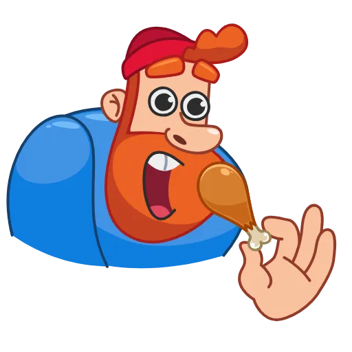🍖 Эмодзи «Дровосек» для Telegram