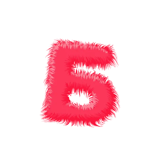 🍉 Эмодзи «Wool Letters Melon - розовые шерстяные буквы с анимацией» для Telegram
