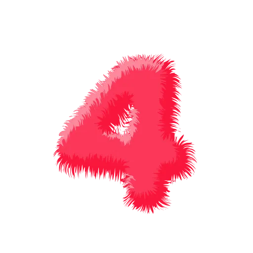 🍉 Эмодзи «Wool Letters Melon - розовые шерстяные буквы с анимацией» для Telegram
