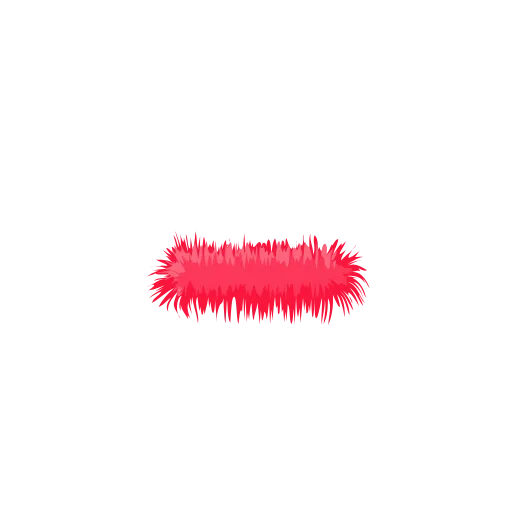 🍉 Эмодзи «Wool Letters Melon - розовые шерстяные буквы с анимацией» для Telegram