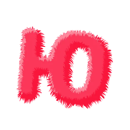 🍉 Эмодзи «Wool Letters Melon - розовые шерстяные буквы с анимацией» для Telegram