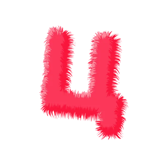 🍉 Эмодзи «Wool Letters Melon - розовые шерстяные буквы с анимацией» для Telegram
