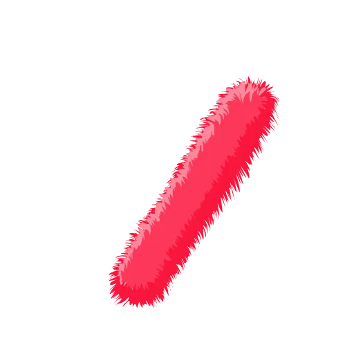 🍉 Эмодзи «Wool Letters Melon - розовые шерстяные буквы с анимацией» для Telegram