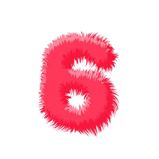 🍉 Эмодзи «Wool Letters Melon - розовые шерстяные буквы с анимацией» для Telegram