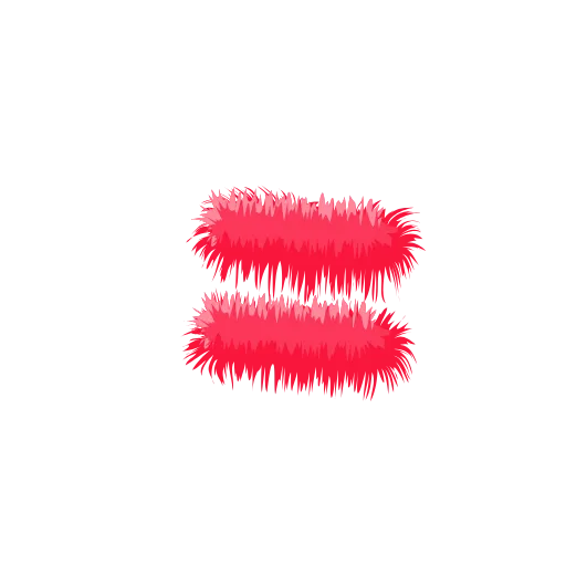 🍉 Эмодзи «Wool Letters Melon - розовые шерстяные буквы с анимацией» для Telegram