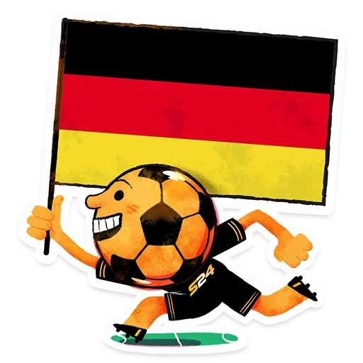 🇩🇪 Стикер «ЧМ-2022» для Telegram