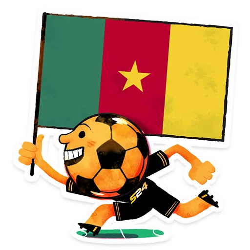 🇨🇲 Стикер «ЧМ-2022» для Telegram