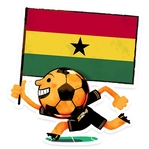 🇬🇭 Стикер «ЧМ-2022» для Telegram