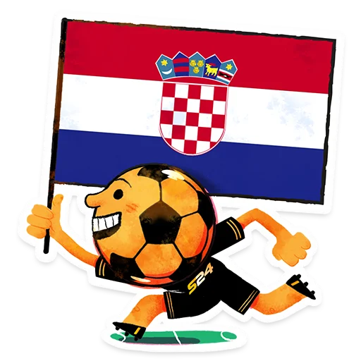 🇭🇷 Стикер «ЧМ-2022» для Telegram