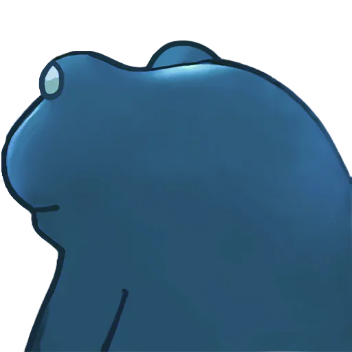 🔵 Стикер «Worry jabba» для Telegram