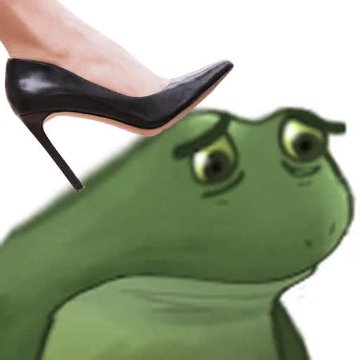 👠 Стикер «Worry jabba» для Telegram