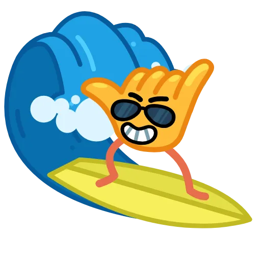🤙 Стикер «Wrist guys» для Telegram