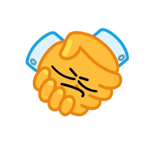 🤝 Стикер «Wrist guys» для Telegram
