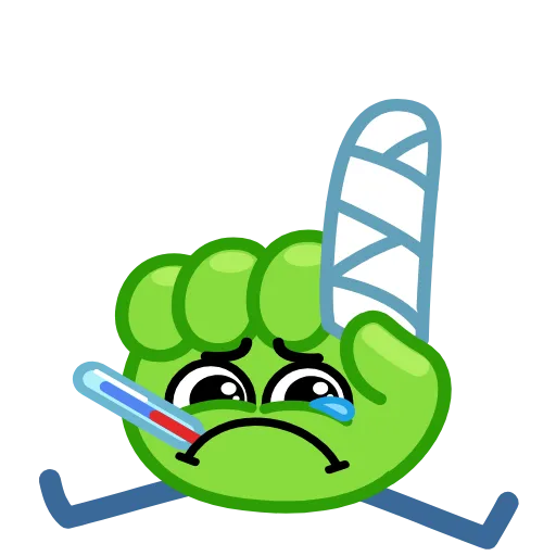 🤕 Стикер «Wrist guys» для Telegram