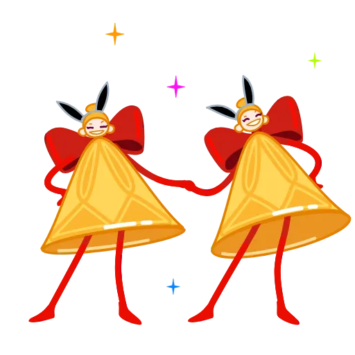👯‍♀️ Эмодзи «Xmas Bell» для Telegram