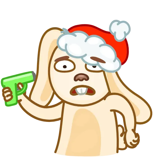 🥳 Эмодзи «Christmas Bunny» для Telegram