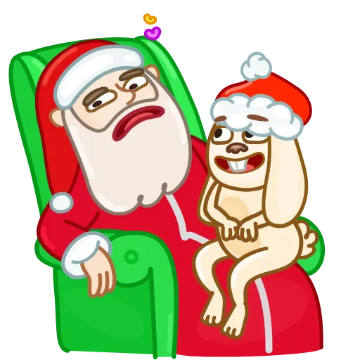 👶 Эмодзи «Christmas Bunny» для Telegram