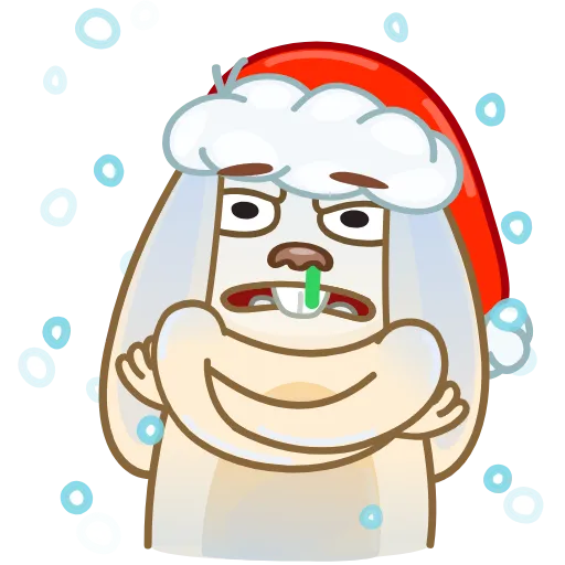 🥶 Эмодзи «Christmas Bunny» для Telegram