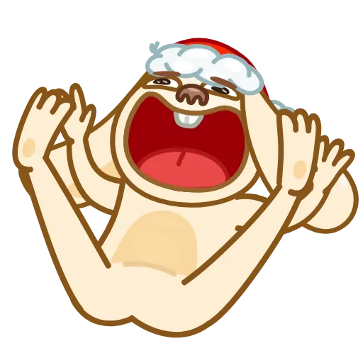 😂 Эмодзи «Christmas Bunny» для Telegram