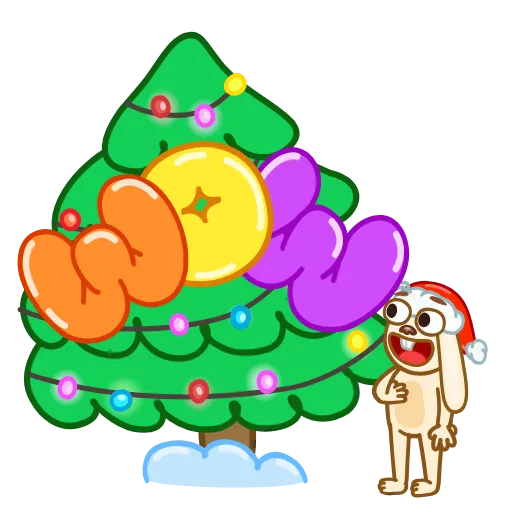 🎄 Эмодзи «Christmas Bunny» для Telegram