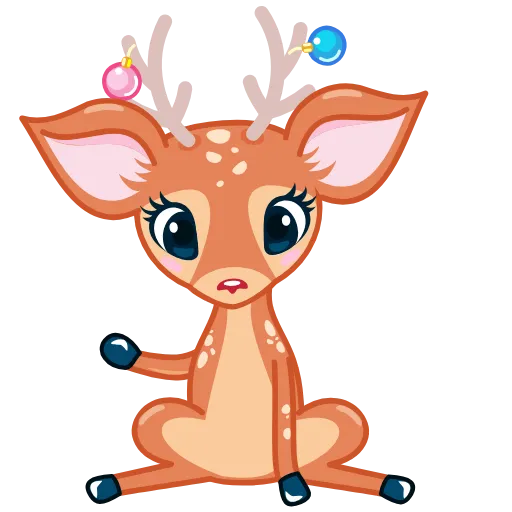 👋 Эмодзи «Олень -» для Telegram