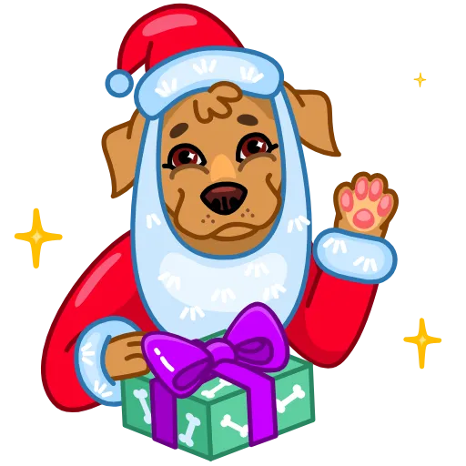 🎅 Эмодзи «Christmas Dogs» для Telegram