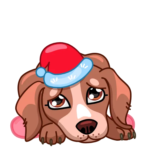 💔 Эмодзи «Christmas Dogs» для Telegram