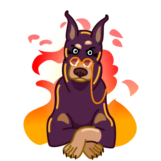 😡 Эмодзи «Christmas Dogs» для Telegram
