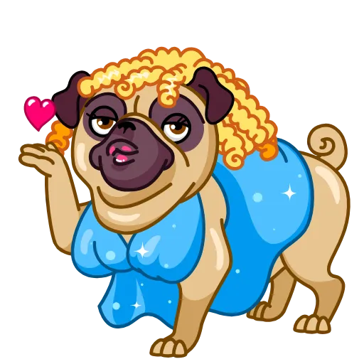 😘 Эмодзи «Christmas Dogs» для Telegram