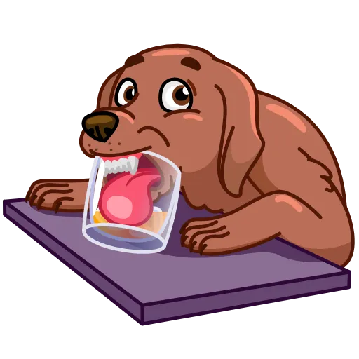 🥃 Эмодзи «Christmas Dogs» для Telegram