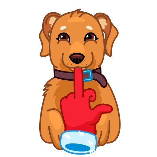 🖕 Эмодзи «Christmas Dogs» для Telegram