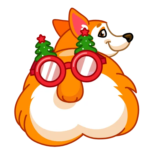 🧓 Эмодзи «Christmas Dogs» для Telegram