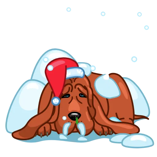 🤒 Эмодзи «Christmas Dogs» для Telegram