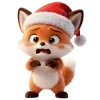 🦊 Эмодзи «Новогодний Лисёнок» для Telegram
