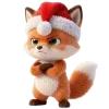 🦊 Эмодзи «Новогодний Лисёнок» для Telegram