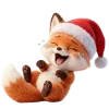 🦊 Эмодзи «Новогодний Лисёнок» для Telegram