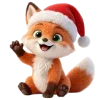 🦊 Эмодзи «Новогодний Лисёнок» для Telegram