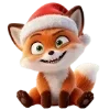 🦊 Эмодзи «Новогодний Лисёнок» для Telegram