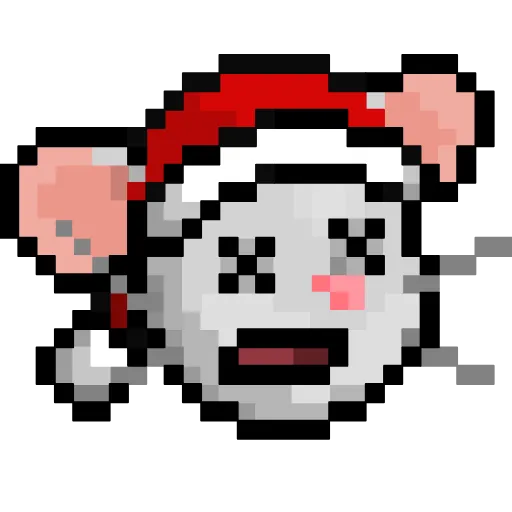 😵 Эмодзи «Xmas Mouse» для Telegram