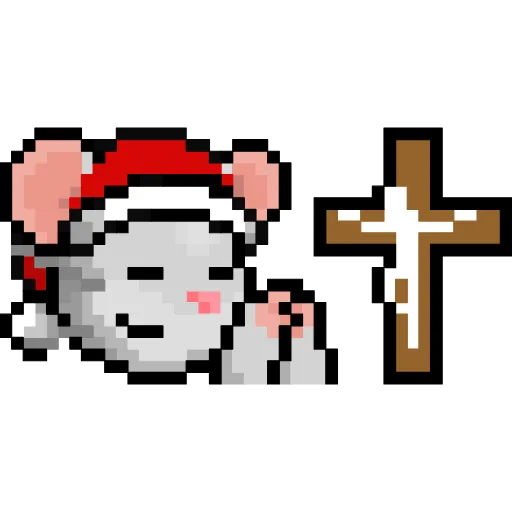 🙏 Эмодзи «Xmas Mouse» для Telegram
