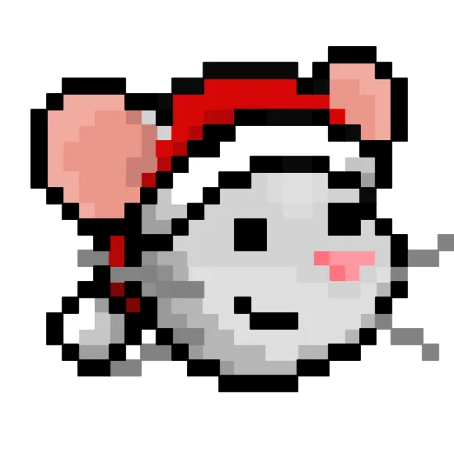 Стикерпак Xmas Mouse для Telegram