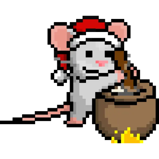 🧙 Эмодзи «Xmas Mouse» для Telegram