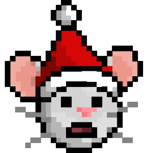 😨 Эмодзи «Xmas Mouse» для Telegram