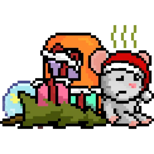 😵‍💫 Эмодзи «Xmas Mouse» для Telegram